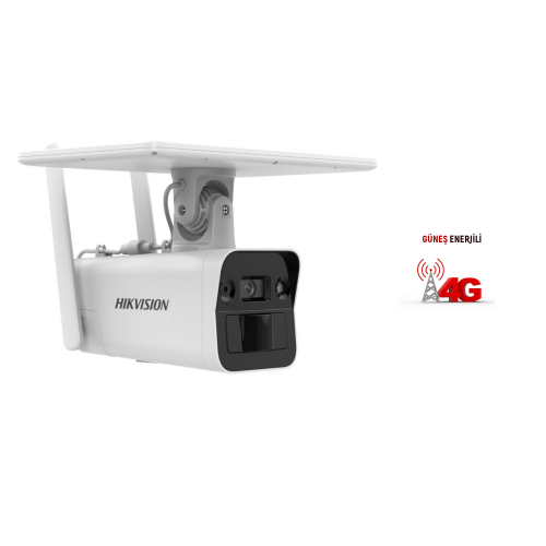 HIKVISION DS-2XS2T41G1-ID/4G, 4Mpix,  4mm,   30Mt Gece Görüşü, Dahili Mikrofon, 4G, Solar  IP Kamera