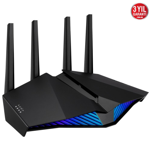 ASUS DSL-AX82U, AX5400, 574-4804Mbps, 2.4GHz-5GHz, 5400Mbps, Dual Band, WiFi6, Aura RGB, 4xAnten, VDSL2, ADSL2, MODEM ROUTER