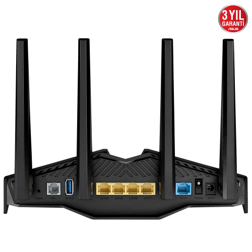 ASUS DSL-AX82U, AX5400, 574-4804Mbps, 2.4GHz-5GHz, 5400Mbps, Dual Band, WiFi6, Aura RGB, 4xAnten, VDSL2, ADSL2, MODEM ROUTER