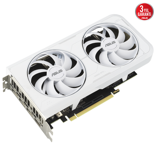 ASUS DUAL-RTX3060TI-O8GD6X-WHITE, 8Gb, GDDR6X, 256Bit, 1xHDMI, 3xDP GAMING Ekran Kartı