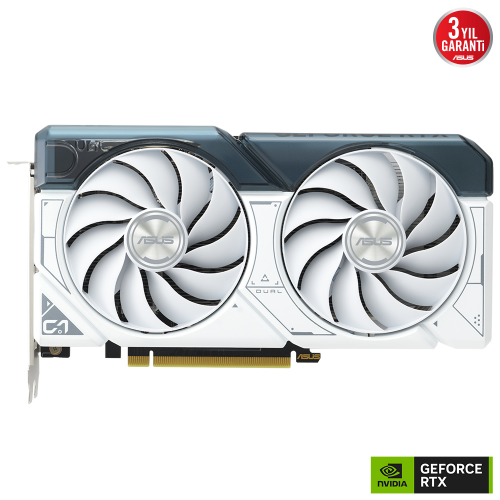 ASUS DUAL-RTX4060TI-O8G-WHITE, 8Gb, 128Bit, GDDR6, 1xHDMI, 3xDP GAMING Ekran Kartı
