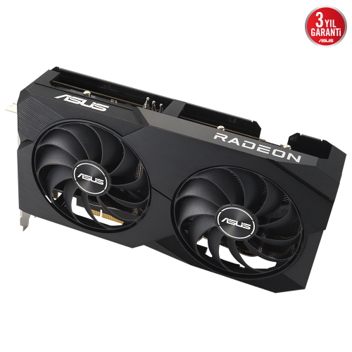 ASUS DUAL-RX7600-O8G, 8Gb, 128Bit, GDDR6, 1xHDMI, 3xDP, GAMING Ekran Kartı