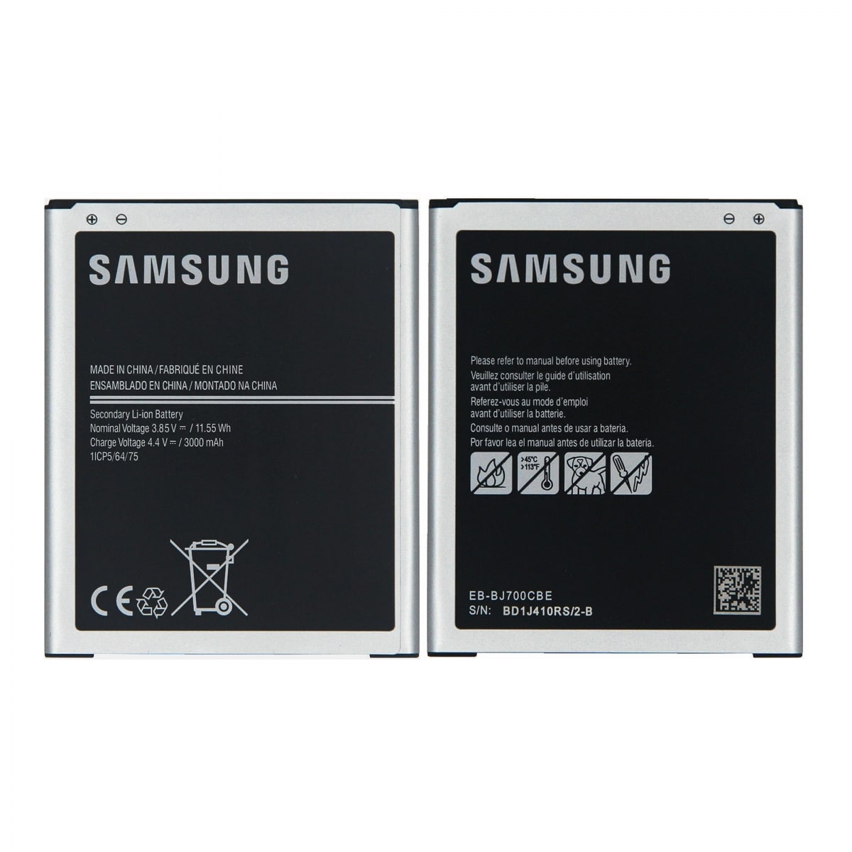 J7 Samsung Batarya Pil Batarya 3000mAh J700 EB-BJ700CBE