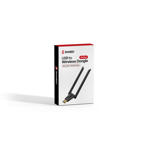 ENKADO EKD-UW91, 300Mbp, 2.4Ghz, 2dBi Harici Anten, USB2.0, WIRELESS ETHERNET