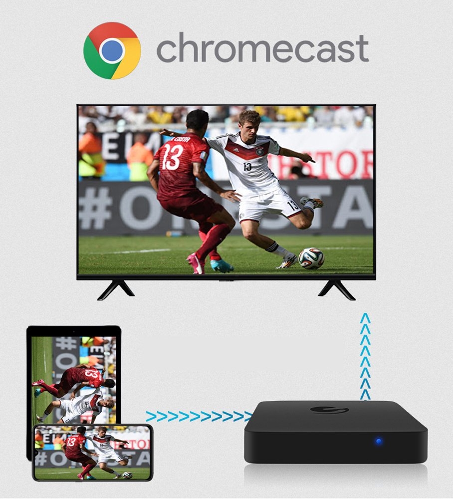 Ematic AGT419 Netflix - Google Sertifikalı Mini Android TV Box