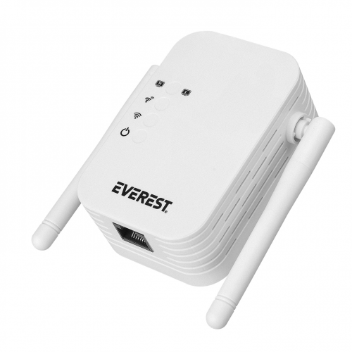 EVEREST EWR-N302, 300Mbps, 2,4Ghz, WPS Butonu, 1Port LAN/WAN, Menzil Genişletici