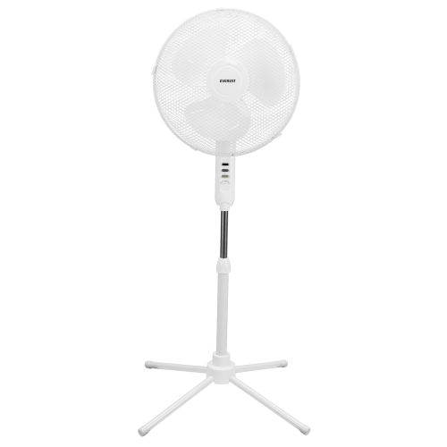 EVEREST FAN10, BEYAZ, EcoWind, 3 Kademeli Hız, 16’’ Kanat, 45W, Otomatik Salınım, Yükseklik Ayarlı, AC220, Vantilatör