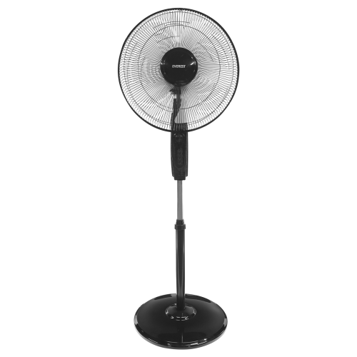 EVEREST FAN11, SİYAH, CoolAir, 3 Kademeli Hız, 16’’ Kanat, 45W, Otomatik Salınım, Yükseklik Ayarlı, AC220, Vantilatör