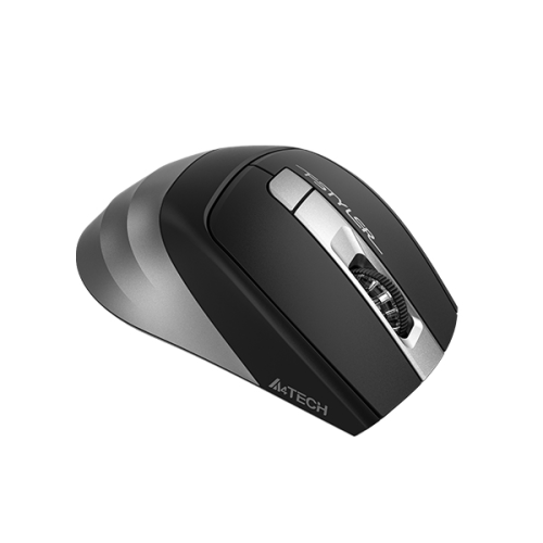 A4 TECH FB35S, Grey, FSTYLER, BLUETOOTH, 2,4Ghz Kablosuz, Optik Mouse, 10-15Metre, 6 Buton, Nano Alıcı