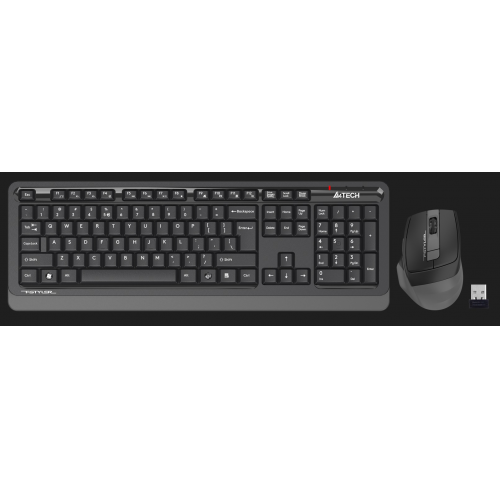 A4 TECH FG1035, Gri, FSTYLER, 2.4Ghz Kablosuz, Türkçe Q, Klavye Mouse Set