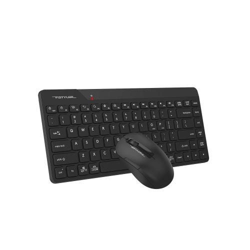 A4 TECH FG2200 AIR2 Siyah, FSTYLER, 2.4Ghz Mini Kablosuz, Türkçe Q, SESSİZ Klavye Mouse Set