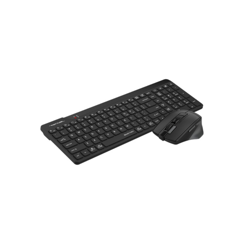 A4 TECH FG2400 AIR2 Siyah, FSTYLER, 2.4Ghz Mini Kablosuz, Türkçe Q, SESSİZ Klavye Mouse Set