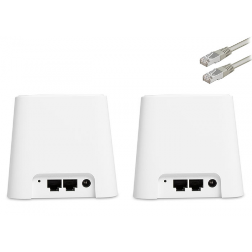 EVEREST FINIX MW3-2P, 2 Pack Mesh,AC1200, WiFi, 300-867Mbps,Dual Band, 200m2 kapsama Alanı, Router, Geniş Alan İnternet Ağı Sağlayıcısı (TENDA Üretimi)