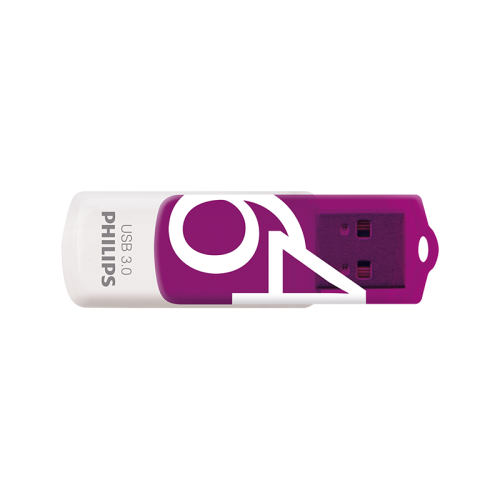 PHILIPS FM64FD00B, 64GB, USB 3.0, Vivid, Mor, Flash Disk