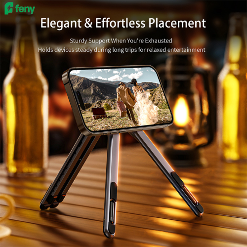 FENY FN-MS10, Magsafe, Dönebilen, Ayarlanabilir, Taşınabilir, Katlanır, Telefon-Tablet-Notebook Uyumlu, 8 Kademeli Ayarlanabilir Yükseklik, Alüminyum Stand