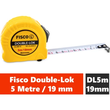 Fisco DL5M/19  5M Çelik Şerit Metre