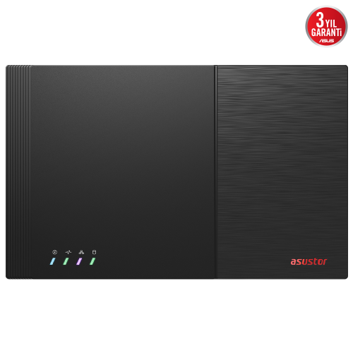 ASUSTOR FS6712X FLASHTOR 12 PRO, Intel N5105 CPU, 4Gb DDR4 Ram, (12x8TB) M.2 NVMe Yuvası, HDMI, 10GbE Network, 2xUSB 3.2, 2xUSB 2.0, Tower NAS (Yedekleme) Cihazı