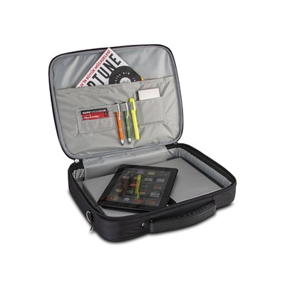 Classone G16001L Guard Serisi  Kasnaklı Notebook Çantası - Siyah /Gri