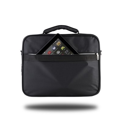 Classone G16001L Guard Serisi  Kasnaklı Notebook Çantası - Siyah /Gri