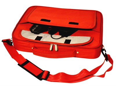 Classone G16002L Guard Serisi  Kasnaklı Notebook Çantası - Kırmızı