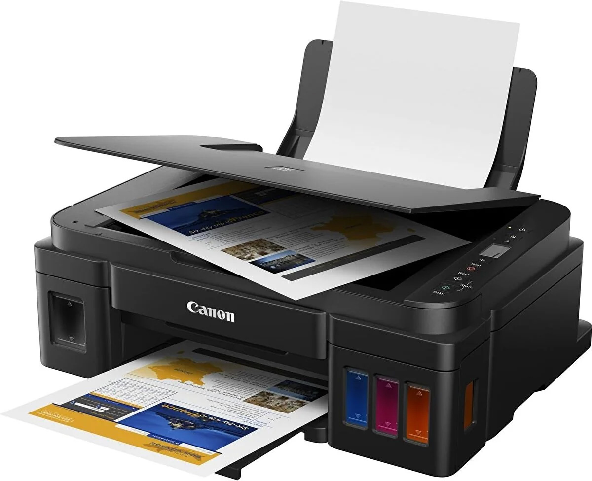 Canon Pixma G2410 Fotokopi + Tarayıcı + Mürekkep Püskürtmeli Tanklı Yazıcı