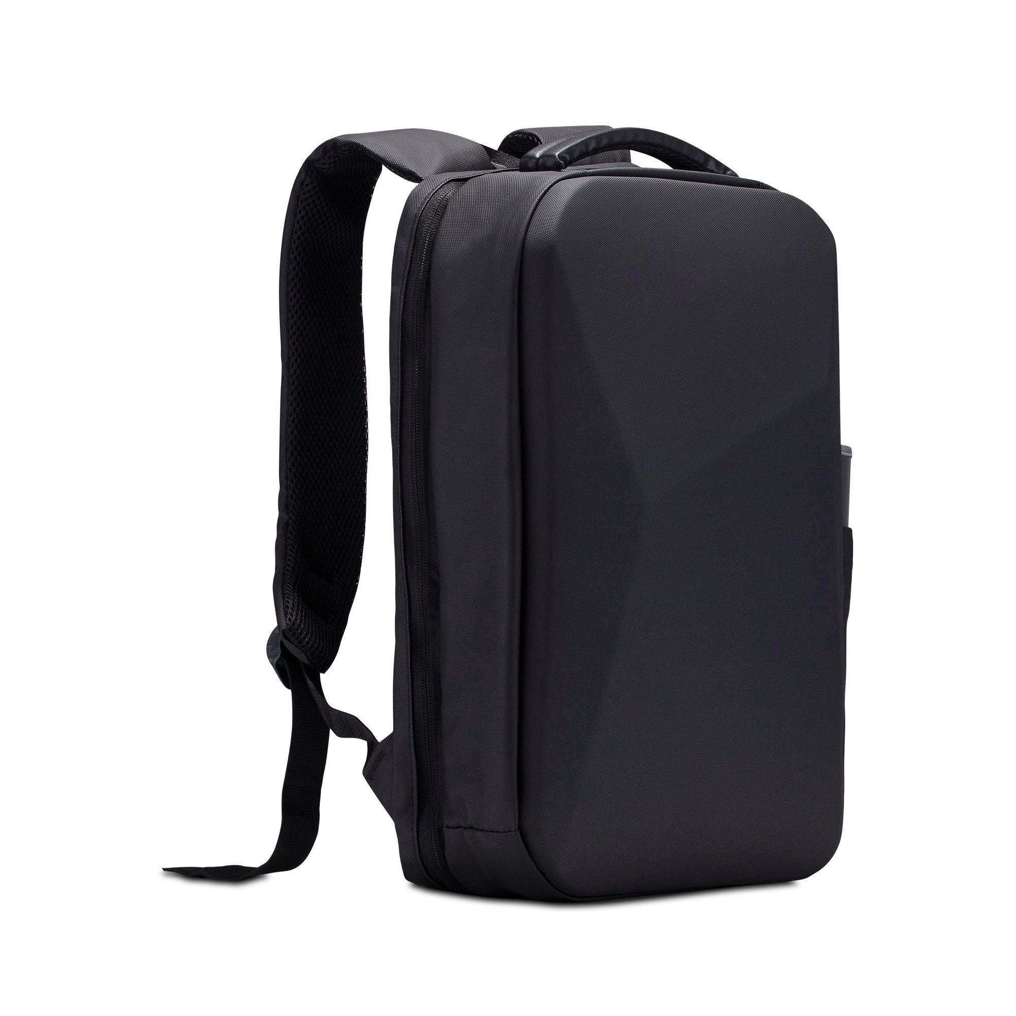 Classone GA-0010 Gauntlet V1 Sert Kabuk Serisi 15.6 inch Uyumlu WTX Pro Su Geçirmez Kumaş Laptop Çantası -Siyah