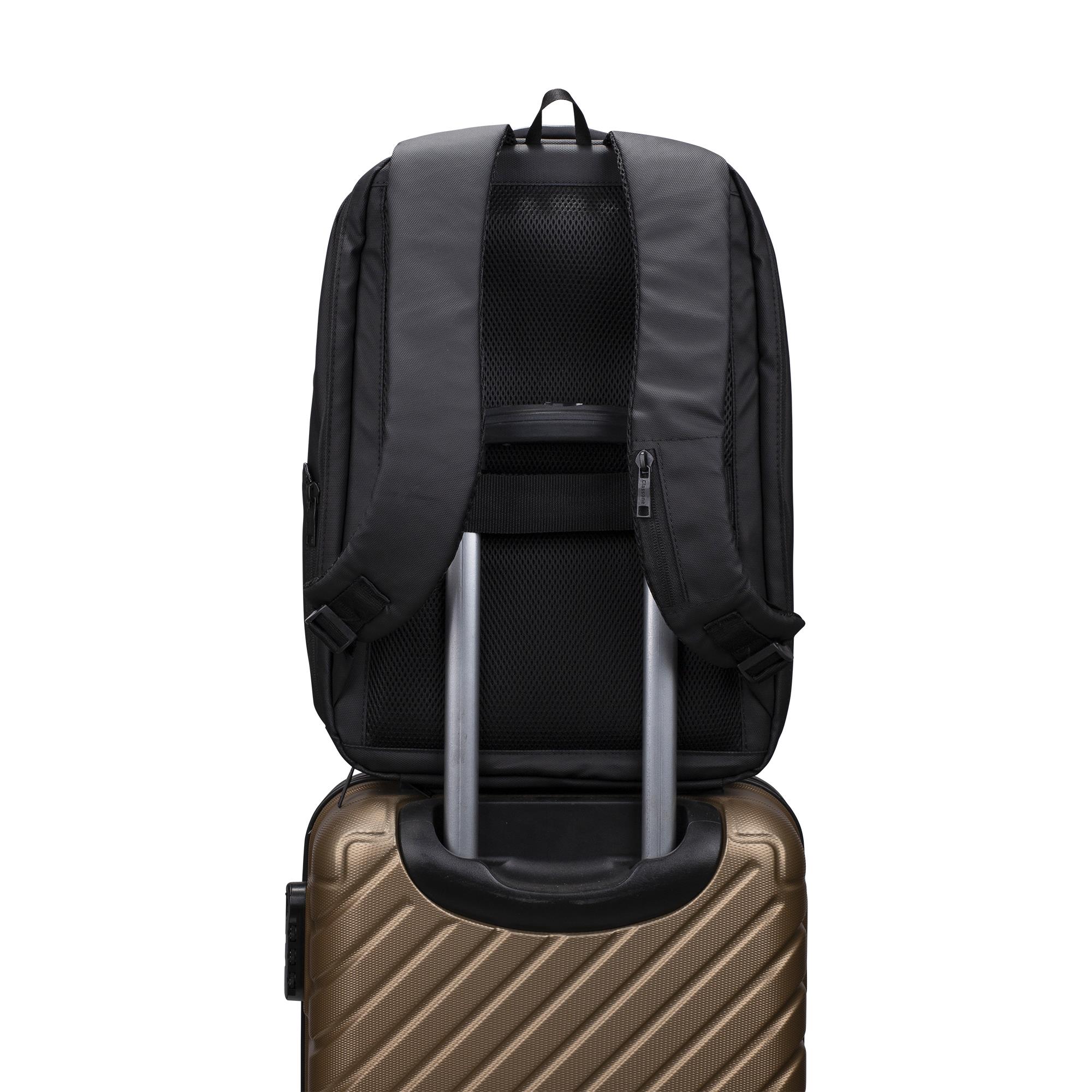Classone GA-0014 Gauntlet V1 Sert Kabuk Serisi 15.6 inch Uyumlu WTX Pro Su Geçirmez Kumaş  Laptop Çantası -Gri