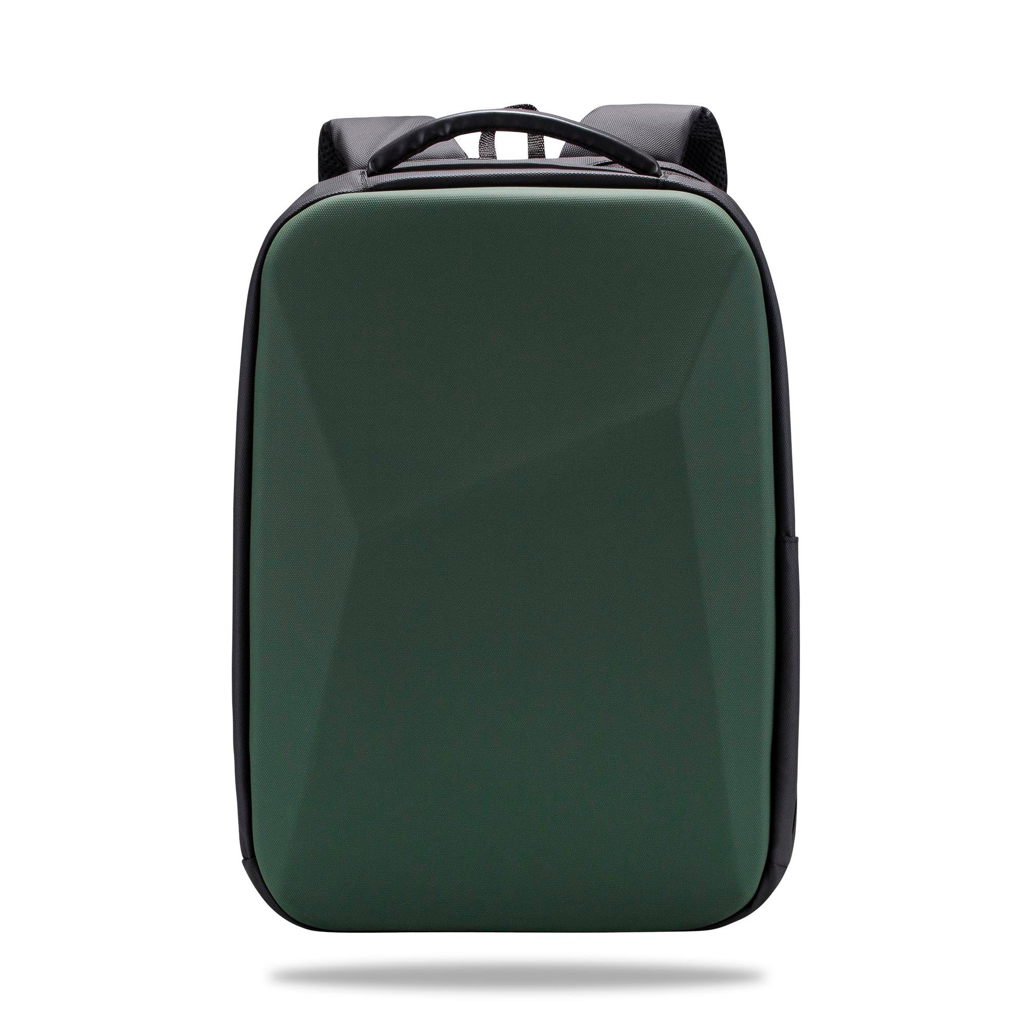 Classone GA-0017 Gauntlet V1 Sert Kabuk Serisi 15.6 inch WTX Pro Su Geçirmez Kumaş Laptop Çantası  -Yeşil