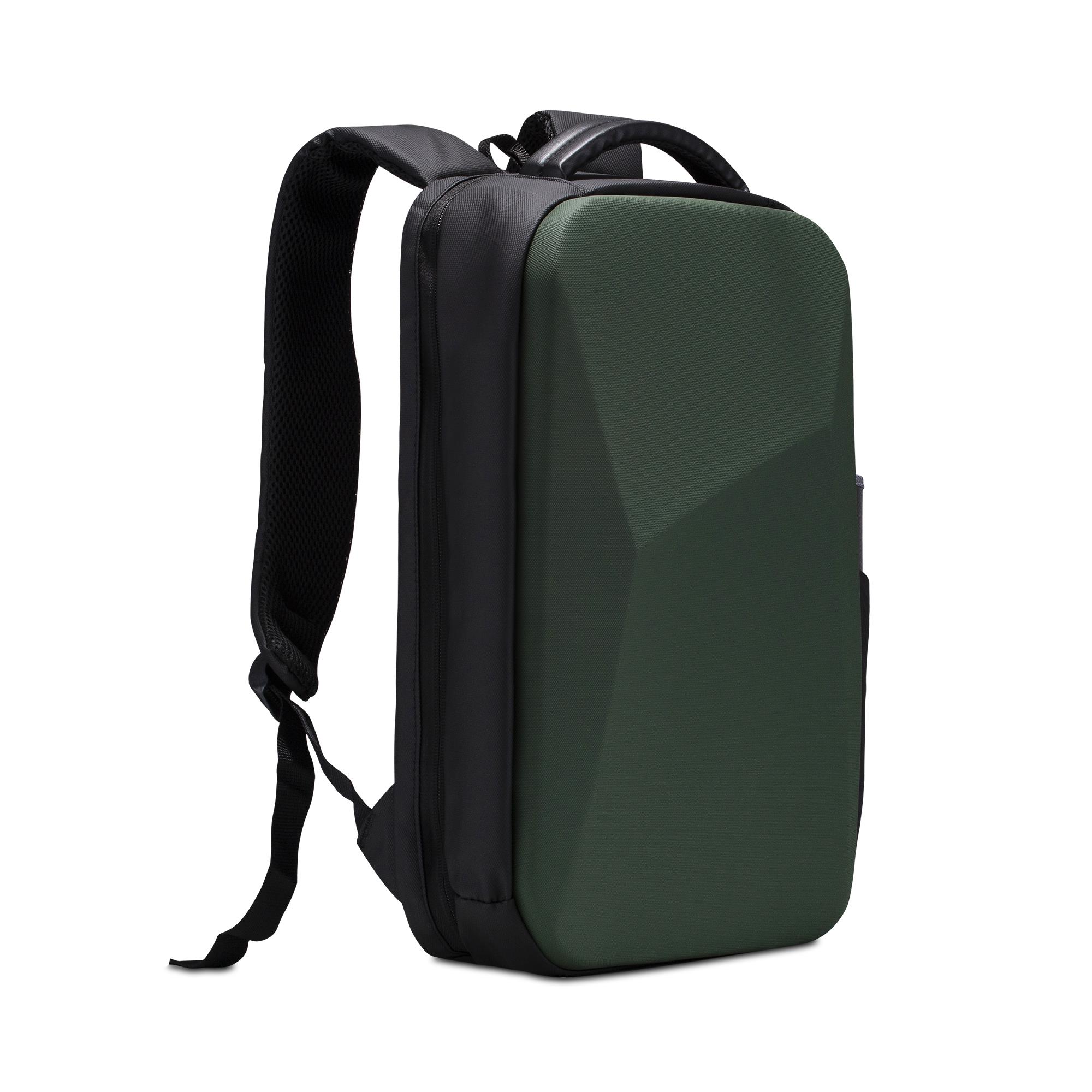 Classone GA-0017 Gauntlet V1 Sert Kabuk Serisi 15.6 inch WTX Pro Su Geçirmez Kumaş Laptop Çantası  -Yeşil