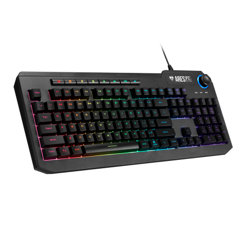 GAMDIAS ARES-P2 Lite, USB Kablolu, İngilizce, Multimedya, RGB, Gaming, Klavye Mouse Set