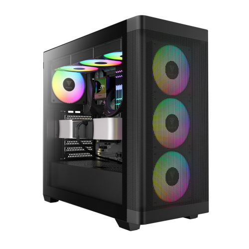 GAMDIAS ATHENA M3, 2000W,  Tempered Glass, Type-C, Mesh Ön Panel, ARGB, ATX, Professional GAMING KASA
