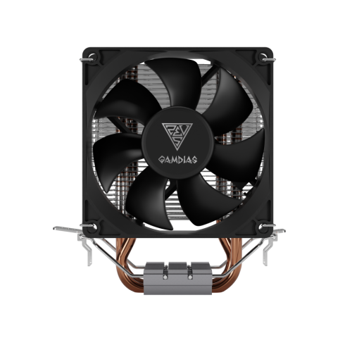 GAMDIAS BOREAS E1-210 MONO, 92mm, CPU  Kule Tipi Hava Soğutma, Doğrudan Temas Teknolojisine Sahip 2 adet Gelişmiş Bakır Isı Borusu (AMD AM5 ve INTEL Tüm işlemciler ile uyumlu)
