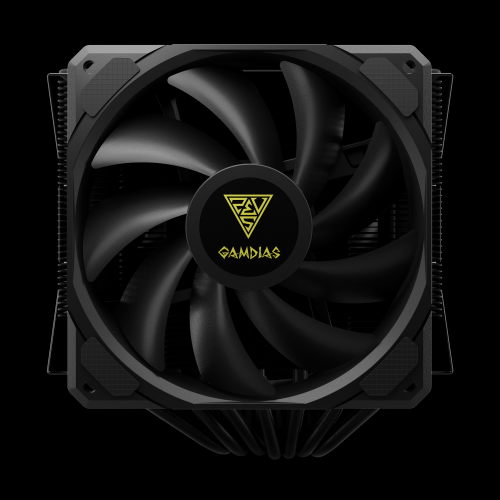 GAMDIAS BOREAS P1-720, Black Edition,  120mm, CPU Kule Tipi Hava Soğutma (AMD AM4-AM5 ve INTEL Tüm işlemciler ile uyumlu)
