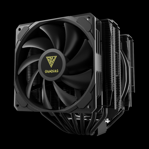 GAMDIAS BOREAS P1-720, Black Edition,  120mm, CPU Kule Tipi Hava Soğutma (AMD AM4-AM5 ve INTEL Tüm işlemciler ile uyumlu)