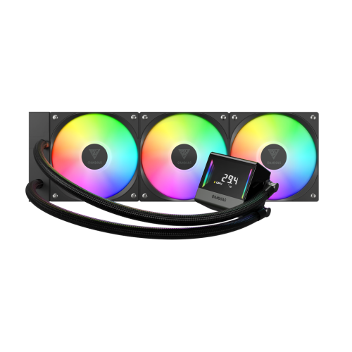 GAMDIAS CHIONE E4-360, 360mm, ARGB, 3 Fanlı, Dijital Ekran, CPU Sıvı Soğutma