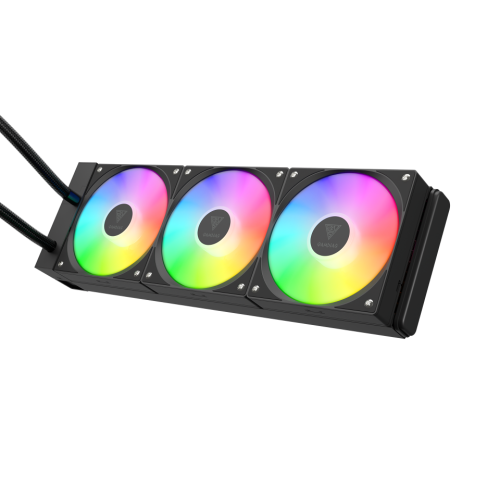 GAMDIAS CHIONE E4-360, 360mm, ARGB, 3 Fanlı, Dijital Ekran, CPU Sıvı Soğutma