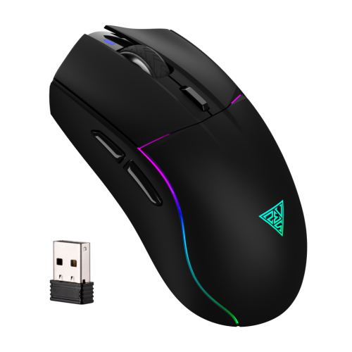 GAMDIAS HADES M3, RGB Aydınlatma, 2.4Ghz ve Bluetooth Kablosuz, 7 Programlanabilir Buton, Şarj Edilebilir, Type-C, Gaming Mouse, 10.000 DPI, Siyah