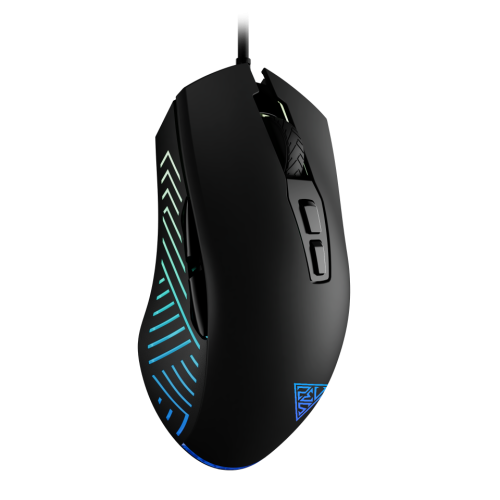 GAMDIAS ZEUS E4, RGB Aydınlatma, USB Kablolu,  7 Programlanabilir Buton, Gaming Mouse, 7.200 DPI, Siyah