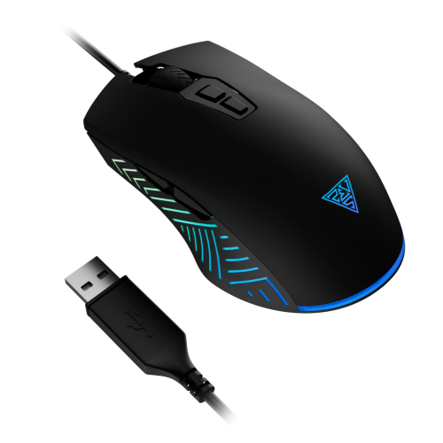 GAMDIAS ZEUS E4, RGB Aydınlatma, USB Kablolu,  7 Programlanabilir Buton, Gaming Mouse, 7.200 DPI, Siyah