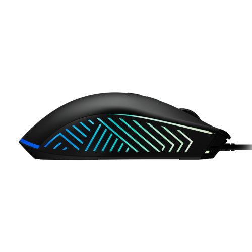 GAMDIAS ZEUS E4, RGB Aydınlatma, USB Kablolu,  7 Programlanabilir Buton, Gaming Mouse, 7.200 DPI, Siyah