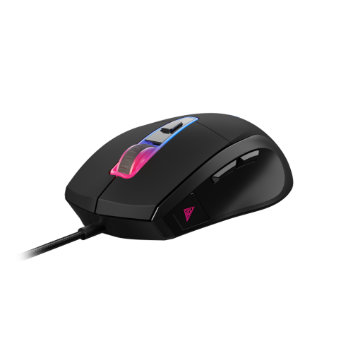 GAMDIAS ZEUS M5, RGB Aydınlatma, USB Kablolu,  7 Programlanabilir Buton, Gaming Mouse, 12.800 DPI, Siyah