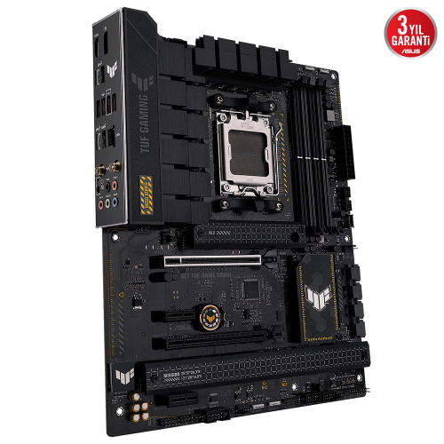 ASUS TUF GAMING B650-PLUS WIFI, 4xDDR5, 3x M.2, HDMI, DP, 2xType-C, Wİ-Fİ 6, Bluetooth v5.2, AMD Ryzen 7000 Serisi, AM5 Soket Anakart