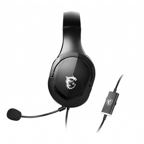 MSI GH20 Immerse Gaming Mikrofonlu Kulaklık 3,5mm Jac Siyah