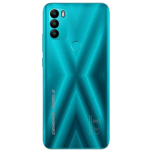 GENERAL MOBILE GM21 Plus New Edition 64Gb,  Green, 4Gb Ram, 8 Çekirdek, 6,53inç Ekran, 8 Mpix Ön, 16Mpix Arka Kamera, Türkiye Garantili
