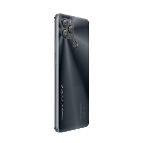 GENERAL MOBILE GM22 Plus 128Gb, Shining Black,  4Gb Ram, 8 Çekirdek, 6,78inç Ekran, 8 Mpix Ön, 48Mpix Arka Kamera, Türkiye Garantili