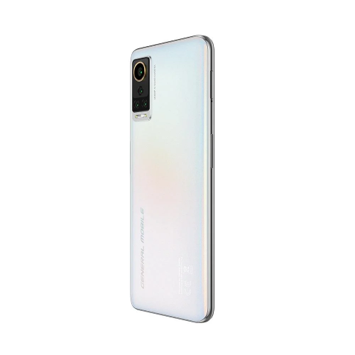 GENERAL MOBILE GM22 Pro 128Gb, Pearl White, 8Gb Ram, 8 Çekirdek, 6,78inç Ekran, 16Mpix Ön, 108Mpix Arka Kamera, Türkiye Garantili, Cep Telefonu