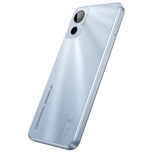 GENERAL MOBILE GM23 SE 128Gb, Ice Blue, 6Gb Ram, 8 Çekirdek, 6,5inç Ekran, 5 Mpix Ön, 32Mpix Arka Kamera, Türkiye Garantili