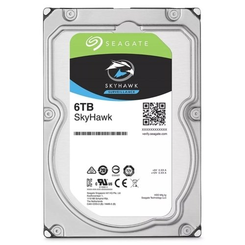SEAGATE SKYHAWK, ST6000VX001, 3.5’’, 6TB, 256Mb, 5900Rpm, Güvenlik, HDD
