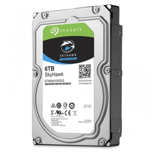 SEAGATE SKYHAWK, ST6000VX001, 3.5’’, 6TB, 256Mb, 5900Rpm, Güvenlik, HDD