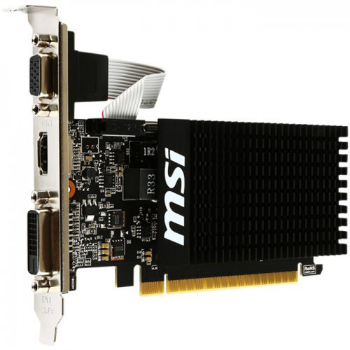 MSI GT710 2GB GDDR3 Low Profile  64Bit 1xHDMI 1xDVI 1XD-SUB